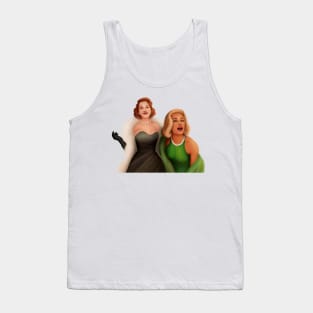 Evelyn Hugo and Celia St. James green background Tank Top